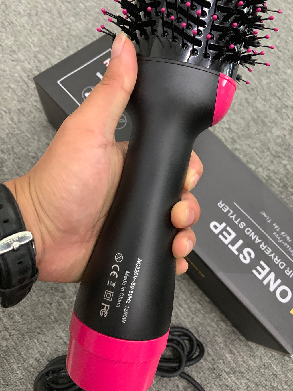 Curling Hair Dryer, Ionic Straightener, Infrared Hot Comb
